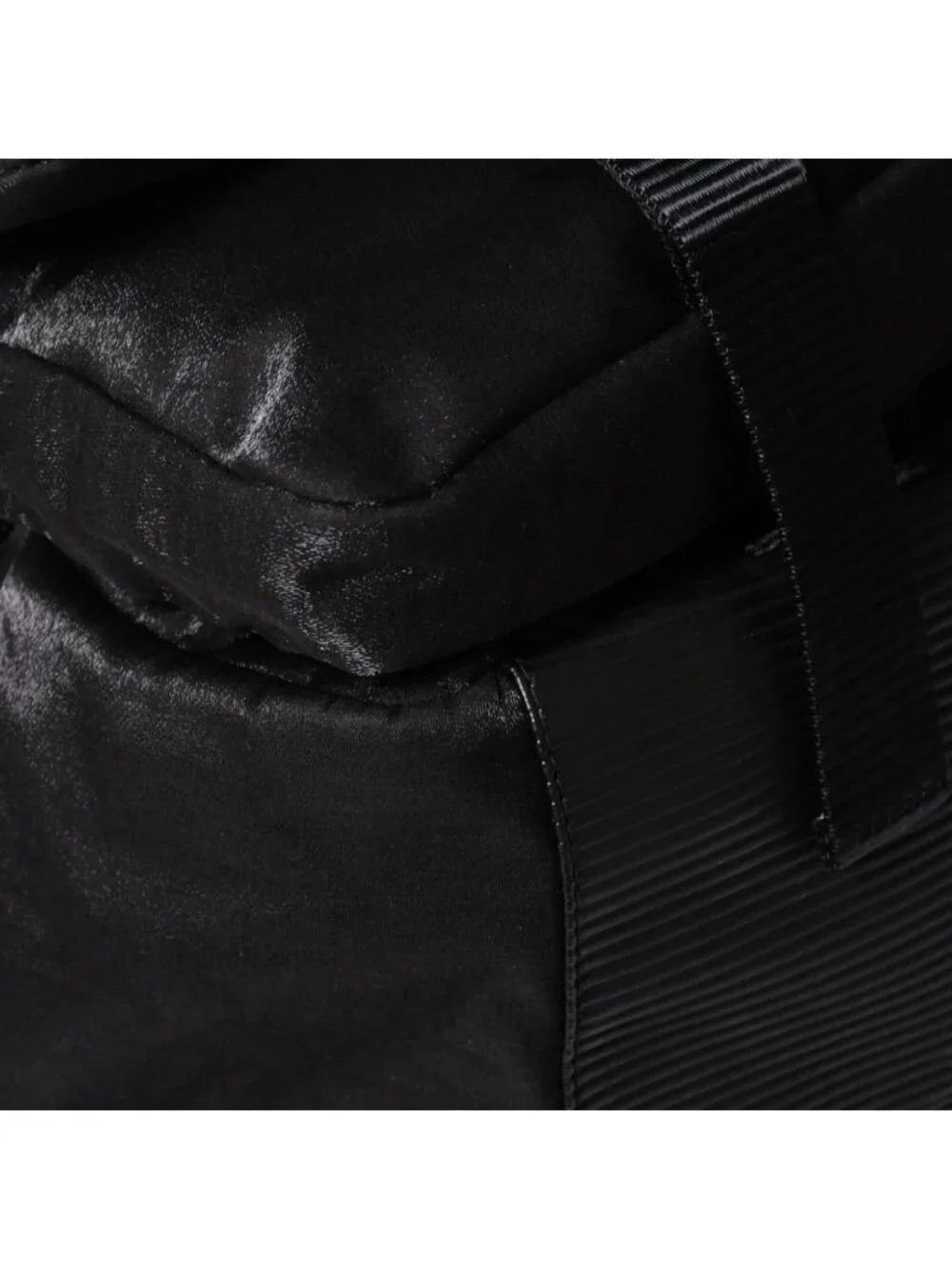 Chanel Sports Line Boston Bag Quilted Black Silver